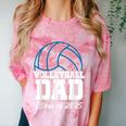 Senior Volleyball Dad Class Of 2025 Graduation Graduate Comfort Color Blast T-Shirt Clay