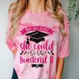 She Believed She Could So She Mastered It Graduation Comfort Color Blast T-Shirt Clay