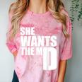 She Wants The MD Shirt Medical Graduation Doctor Comfort Color Blast T-Shirt Clay