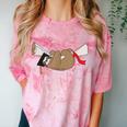 Sloth Graduation Shirt Cute Animal Diploma Grad Comfort Color Blast T-Shirt Clay