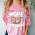 Sloth Shirts Cute Introvert Nope Not Today Sloth Comfort Color Blast T-Shirt Clay Sloth Shirts Cute Introvert Nope Not Today Sloth Comfort Color Blast T-Shirt Clay