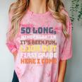 So Long Kindergarten Preschool Graduation First Grade Comfort Color Blast T-Shirt Clay