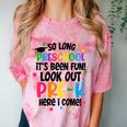 So Long Preschool Pre-K Here I Come Graduation Comfort Color Blast T-Shirt Clay