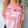 I Am So Not a People Person Antisocial Introvert Mood Comfort Color Blast T-Shirt Clay I Am So Not a People Person Antisocial Introvert Mood Comfort Color Blast T-Shirt Clay