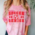 Soccer Senior Night Soccer Senior 2025 Graduation 4 Comfort Color Blast T-Shirt Clay