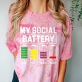 My Social Battery Introverted Low Energy Antisocial Comfort Color Blast T-Shirt Clay My Social Battery Introverted Low Energy Antisocial Comfort Color Blast T-Shirt Clay