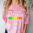 Social Battery Low Energy Antisocial Introvert Comfort Color Blast T-Shirt Clay