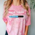 Social Worker In Progress MSW Masters Graduation Shirt Comfort Color Blast T-Shirt Clay
