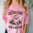 Socializing Was a Mistake Prairie Dog Introverts Humor Comfort Color Blast T-Shirt Clay Socializing Was a Mistake Prairie Dog Introverts Humor Comfort Color Blast T-Shirt Clay