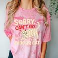 Sorry I Can't Go I'm An Indoor Cat Introvert Cat Owner Comfort Color Blast T-Shirt Clay