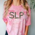 Speech Therapy Graduation For CCC-SLP Therapist Comfort Color Blast T-Shirt Clay
