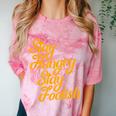 Stay Hungry Stay Foolish Shirt Motivational Graduation Tee Comfort Color Blast T-Shirt Clay