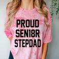 Stepfather SEN18R Graduation Party Stepdad Senior 2018 Shirt Comfort Color Blast T-Shirt Clay