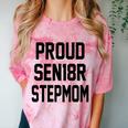 Stepmom Stepmother SEN18R Grad Senior Graduation Party Shirt Comfort Color Blast T-Shirt Clay