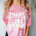 Straight Outta 2nd Grade Class Of 2028 Shirt Graduation Comfort Color Blast T-Shirt Clay