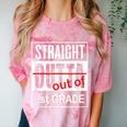 Straight Outta First Grade Graduation 1st Grade T Shirt Comfort Color Blast T-Shirt Clay