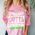 Straight Outta Junior High School Class Of 2022 Graduation Comfort Color Blast T-Shirt Clay