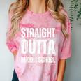 Straight Outta Middle School Class Of 2024 Graduation Comfort Color Blast T-Shirt Clay