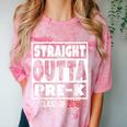 Straight Outta Pre-K Class Of 2018 Shirt Graduation Comfort Color Blast T-Shirt Clay