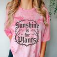 Sunshine Is For Plants Introverts Goth Gothic Gamers Comfort Color Blast T-Shirt Clay