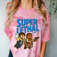 Super Lethal Cute Nostalgia Comfort Color Blast T-Shirt Clay