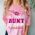 Super Proud Aunt Of 2025 Graduate Senior Graduation Family Comfort Color Blast T-Shirt Clay