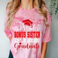 Super Proud Bonus Sister Of 2025 Graduate Graduation Family Comfort Color Blast T-Shirt Clay