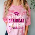 Super Proud Grandma Of 2025 Graduate Graduation Family Comfort Color Blast T-Shirt Clay