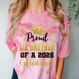 Super Proud Little Brother 2025 Graduate Graduation Family Comfort Color Blast T-Shirt Clay