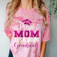 Super Proud Mom Of 2025 Graduate Senior Graduation Family Comfort Color Blast T-Shirt Clay