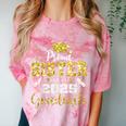 Super Proud Sister Of 2025 Graduate Senior Graduation Family Comfort Color Blast T-Shirt Clay
