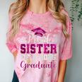 Super Proud Sister Of 2025 Graduate Senior Graduation Family Premium Tri-Blend Comfort Color Blast T-Shirt Clay