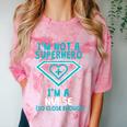 Superhero RN Nurse Shirt Graduation Comfort Color Blast T-Shirt Clay