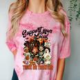 Support Your Local Trick Or Treaters Retro Spooky Nostalgia Comfort Color Blast T-Shirt Clay
