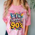 I Survived The 90s – Cute Retro Cartoon Nostalgia Comfort Color Blast T-Shirt Clay