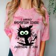 I Survived Animation School Graduation 2026 Comfort Color Blast T-Shirt Clay