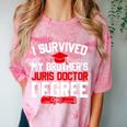 I Survived My Brother's Juris Doctor Degree Graduation Comfort Color Blast T-Shirt Clay