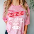 I Survived College Decision Day Graduation Class Of 25 Comfort Color Blast T-Shirt Clay