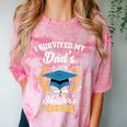 I Survived My Dad's Master's Degree Graduation Comfort Color Blast T-Shirt Clay