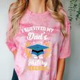 I Survived My Dad's History Degree Graduation Comfort Color Blast T-Shirt Clay