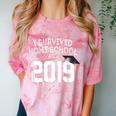 I Survived Home School Class Of 2019 Graduation t Shirt Comfort Color Blast T-Shirt Clay