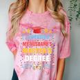 I Survived My Husband's Masters Degree Graduation Comfort Color Blast T-Shirt Clay