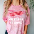 I Survived Military School Graduation Straight Outta Comfort Color Blast T-Shirt Clay