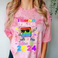 I Survived Nursing School Of 2024 Student Graduation 2024 Comfort Color Blast T-Shirt Clay