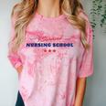 Survived Nursing School Graduation Student Comfort Color Blast T-Shirt Clay