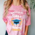 I Survived My Sister's Nursing Degree Graduation Comfort Color Blast T-Shirt Clay