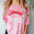 I Survived My Wife's PhD Graduation Slim Fit Shirt Comfort Color Blast T-Shirt Clay