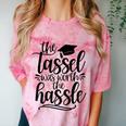 The Tassel Was Worth The Hassle Graduation Comfort Color Blast T-Shirt Clay