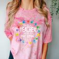 Teacher Of Tiny Humans Preschool Kindergarten Graduation Comfort Color Blast T-Shirt Clay