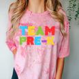 Team Pre-K Shirt Teacher Boy Girl Back To School Graduation Comfort Color Blast T-Shirt Clay